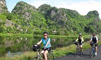 Cycle in Halong Bay on Land in Ninh Binh, Vietnam